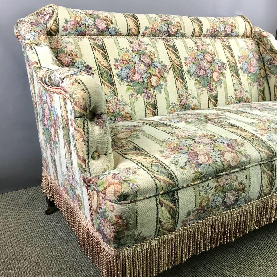 Victorian Tapestry upholstered Two Seat Sofa
