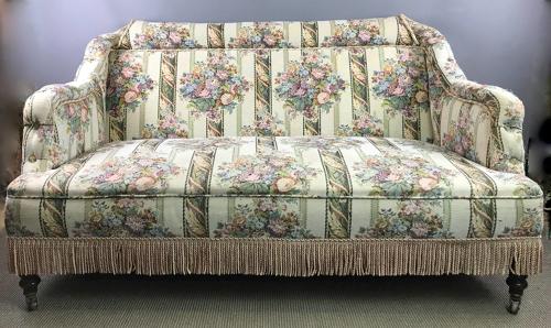 Victorian Tapestry upholstered Two Seat Sofa