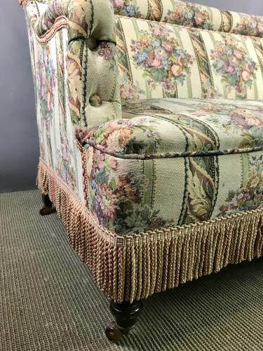 Victorian Tapestry upholstered Two Seat Sofa