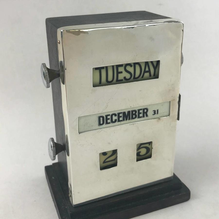 Silver Desk Calendar, Birmingham 1947