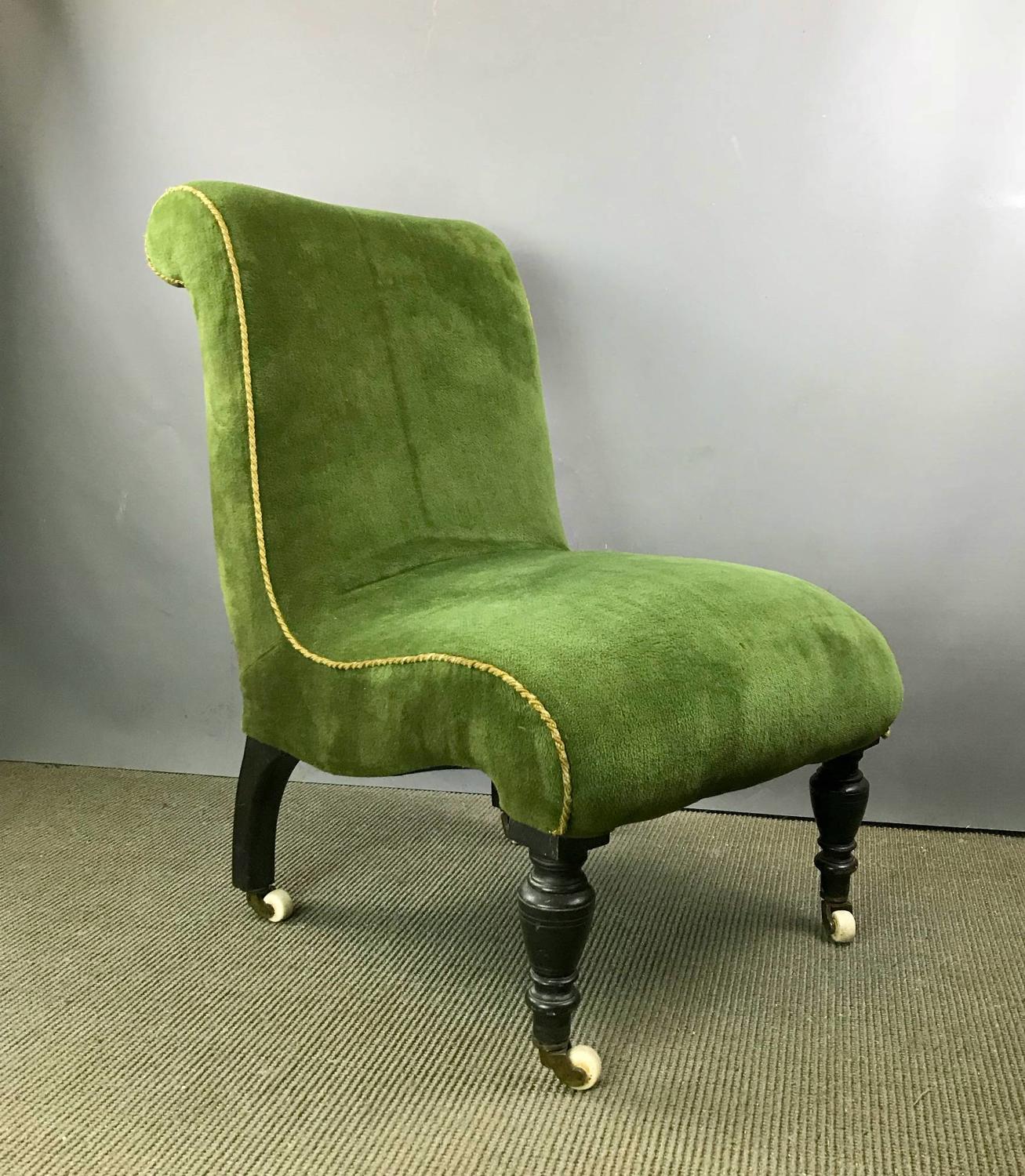 Victorian Scroll Back Parlour Chair