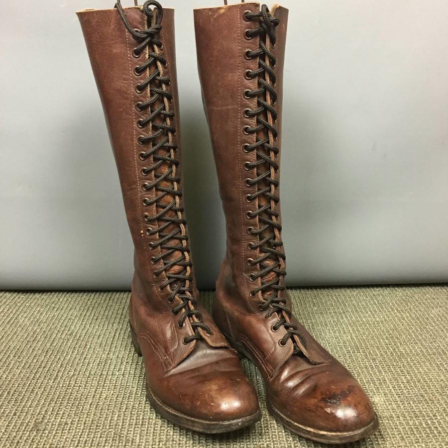 WWI Brown Leather Army Officer's Boots