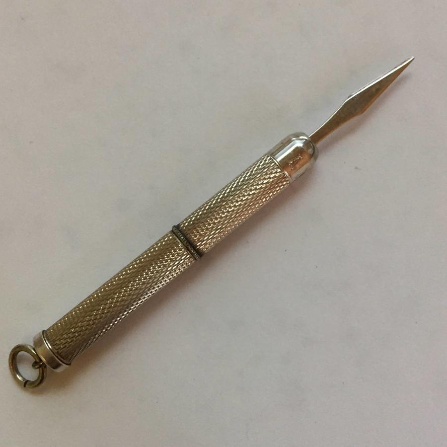 Silver Propelling Toothpick