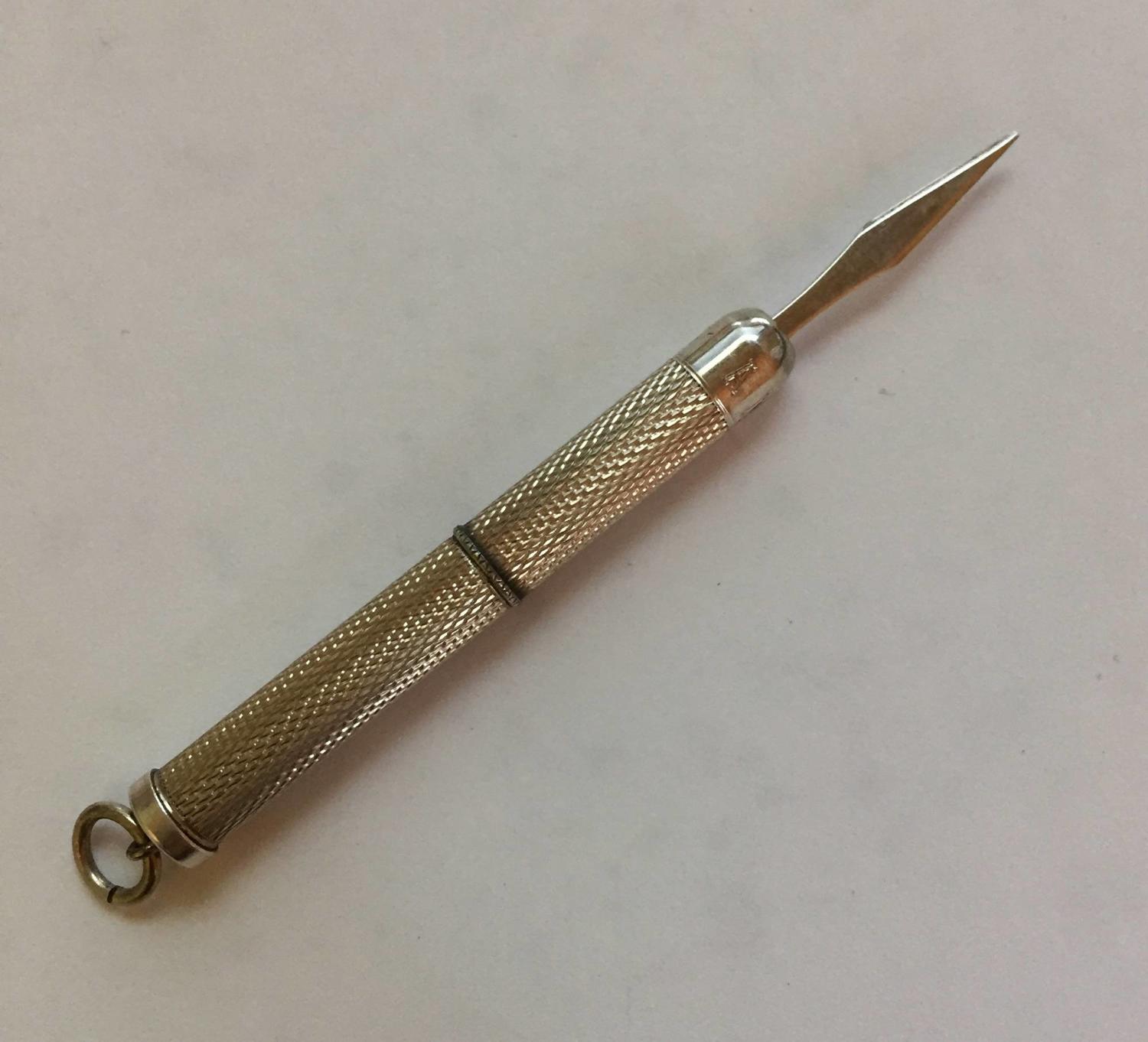 Silver Propelling Toothpick