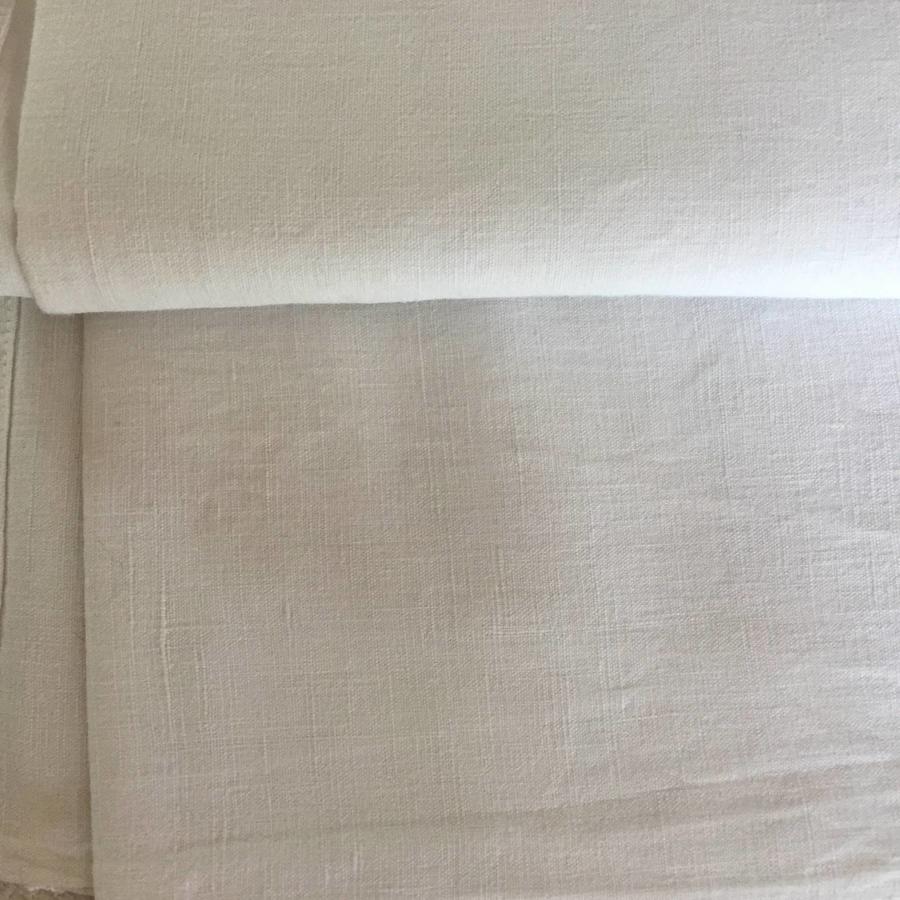 Antique French Metis Linen Sheet / Tablecloth