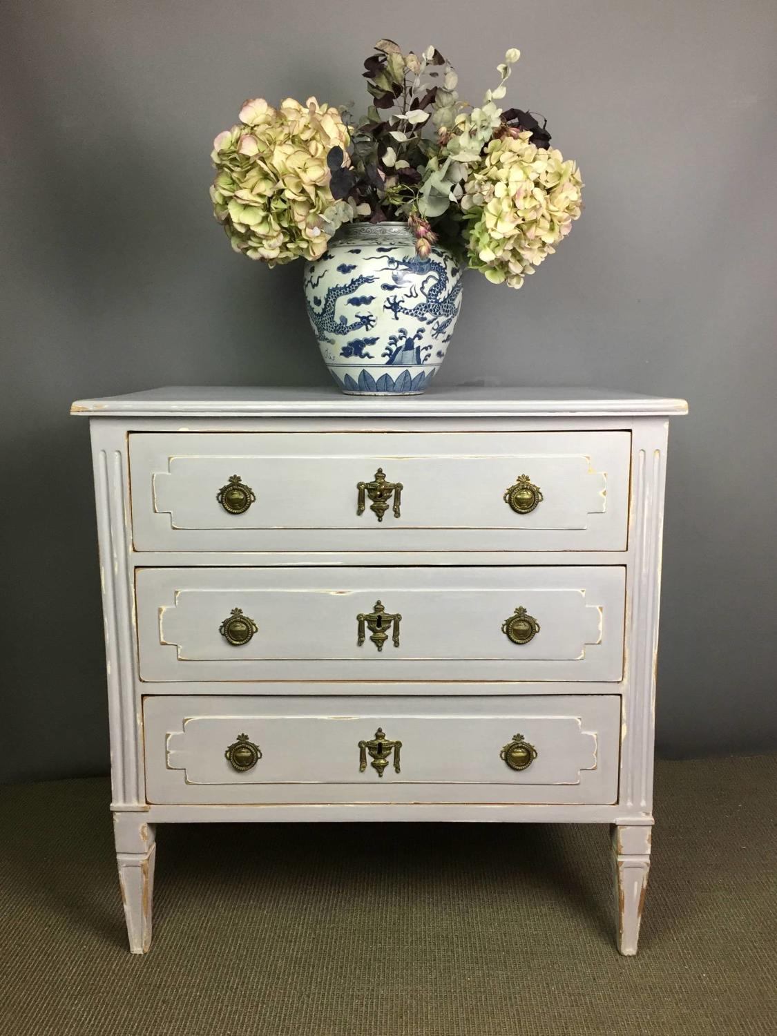 Small Italian Neo-Classical Painted Commode