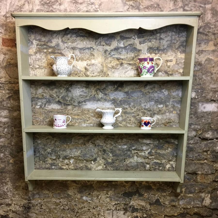 Vintage French Painted Wall Shelves