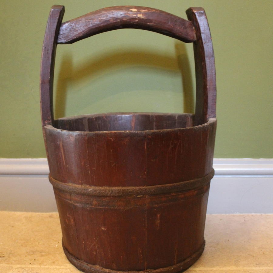 Antique Chinese Water Bucket