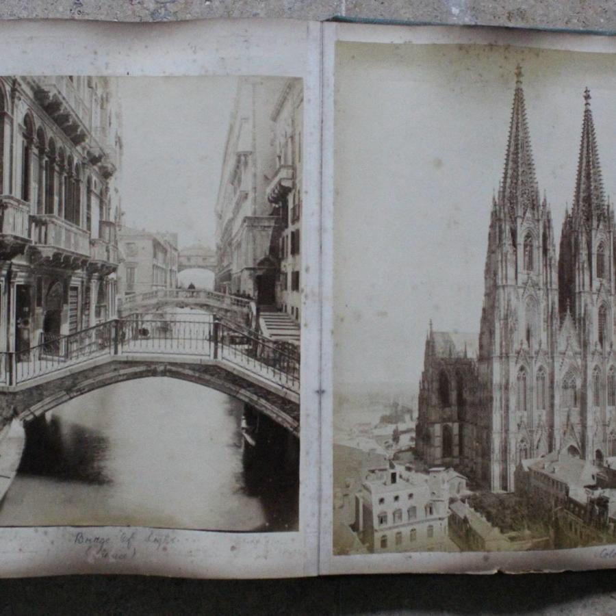 19th Century European Grand Tour Photograph Album