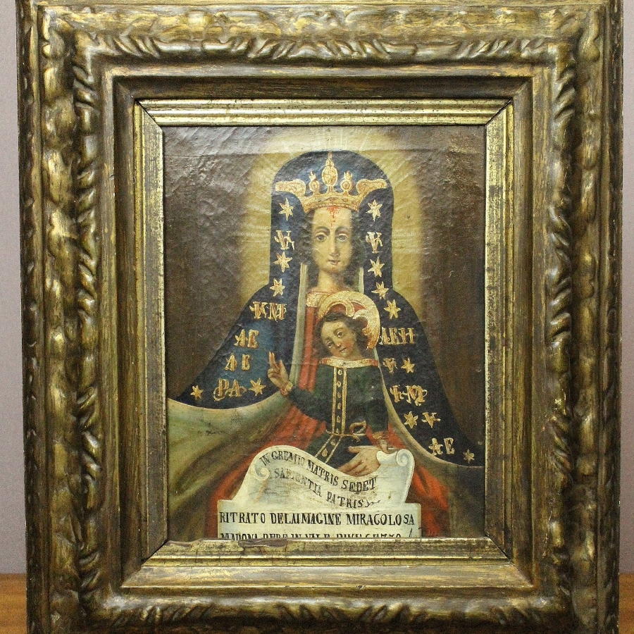 Madonna del Sangue Oil on Canvas