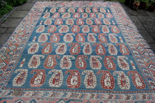 Large Afghan Flatweave Carpet