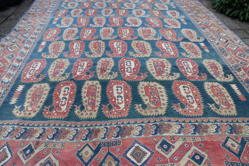 Large Afghan Flatweave Carpet