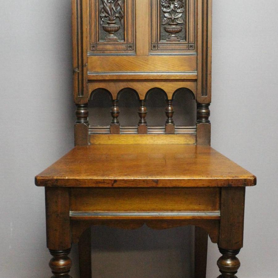 Maple & Co Hall Chair attributed to H.W. Batley