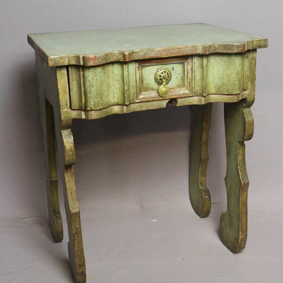 Spanish Painted Bedside / Occasional Table