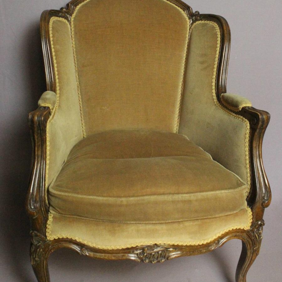 French Louis XVI Style Fauteuil / Armchair