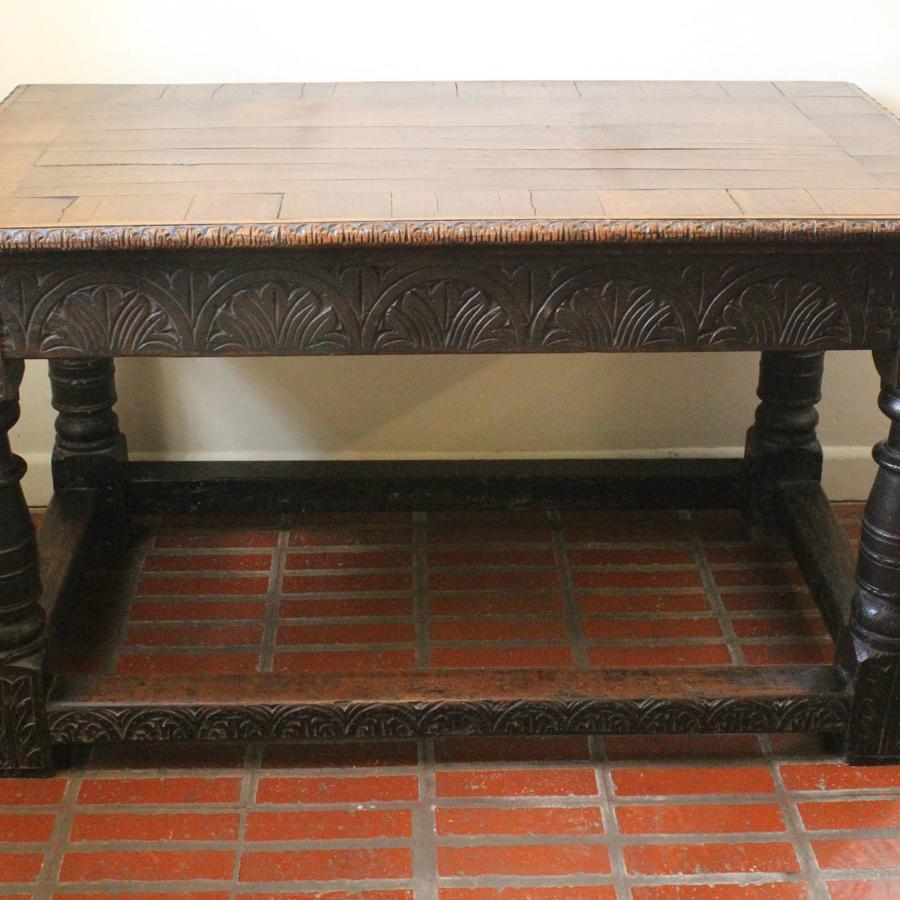 17th - 19th Century Oak Refectory Table