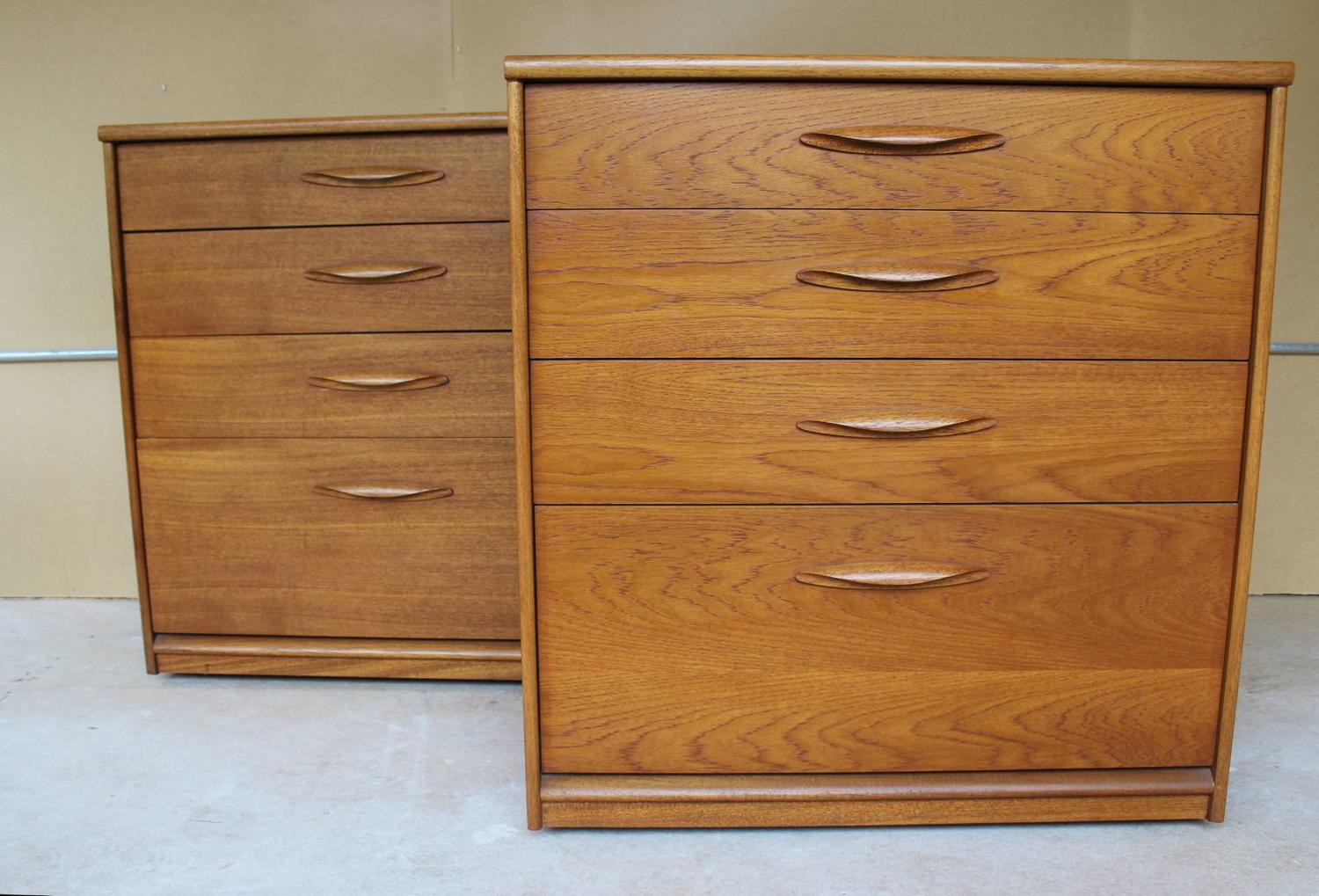 Pair of Frank Guille for Austinsuite Teak Chests of Drawers