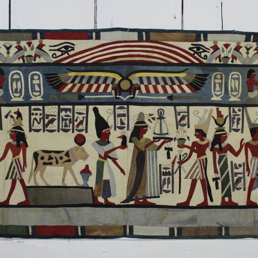 Egyptian Applique Textile Wall Hanging