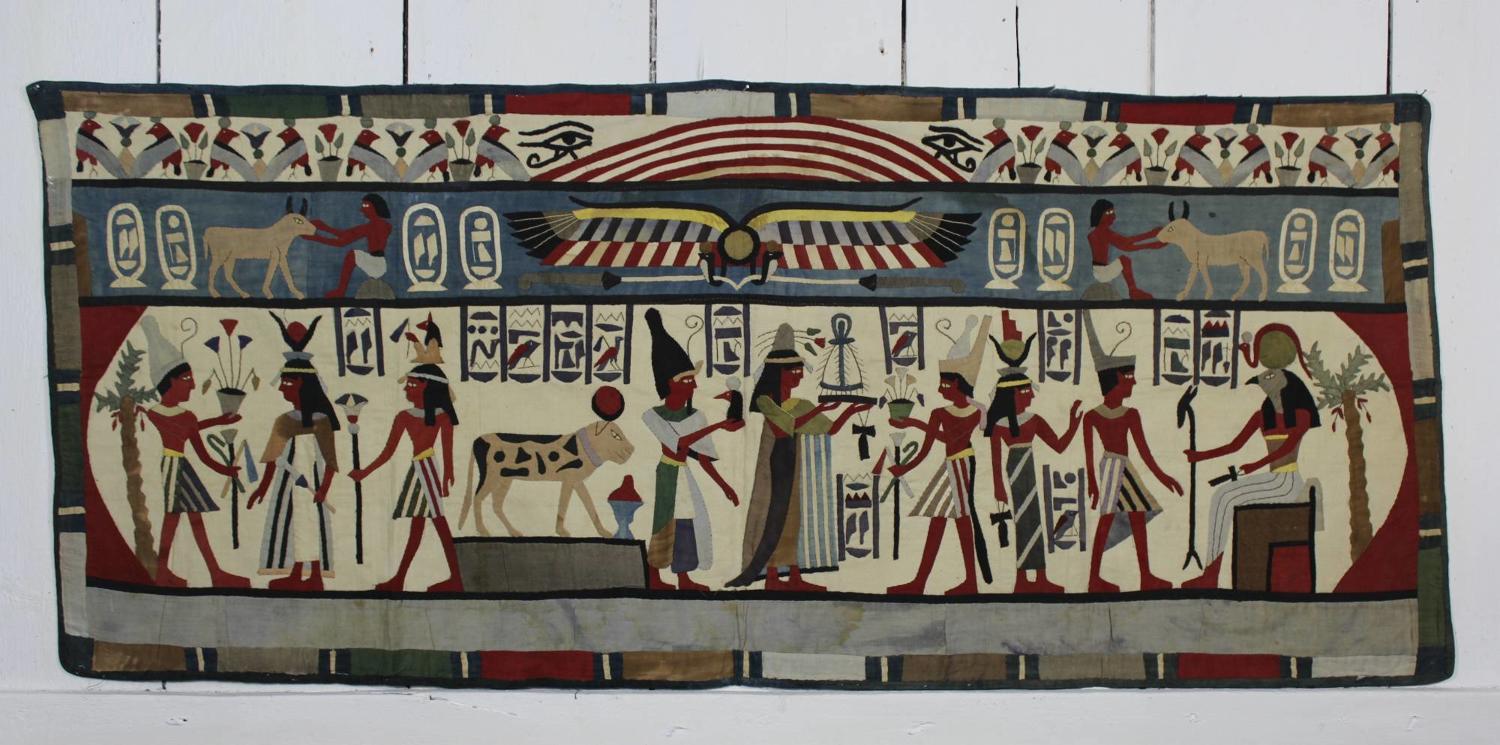 Egyptian Applique Textile Wall Hanging