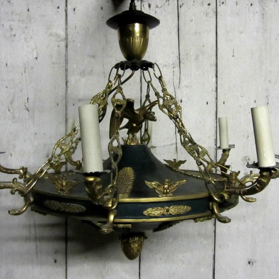 Empire Style Toleware Ceiling Light