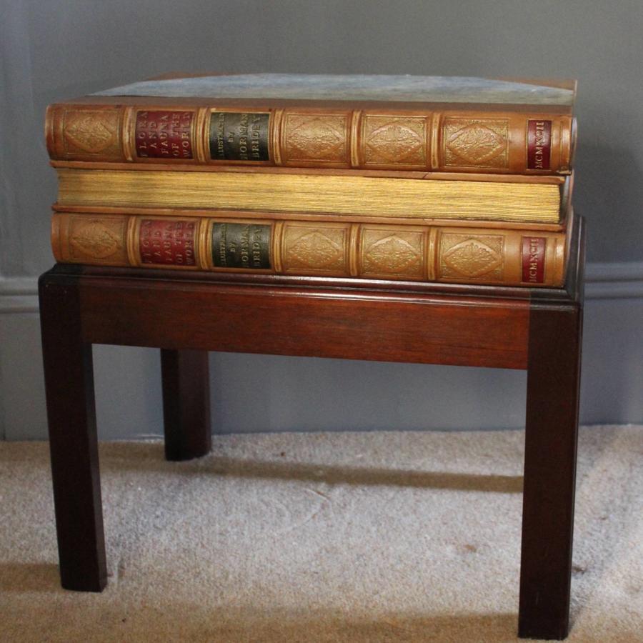 Faux Book Side Table