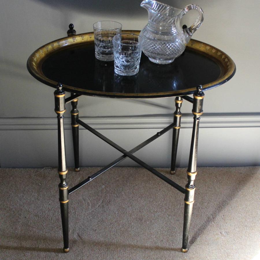 Toleware Tray Top Table