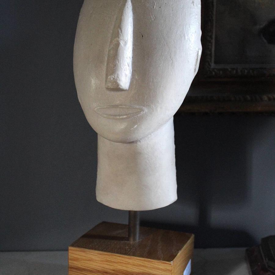 Ancient Greek Cycladic Head Museum Facsimile