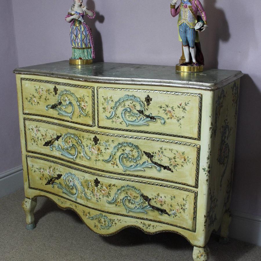 Venetian Painted Chest of Drawers