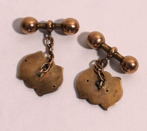 Antique 9ct Rose Gold Cufflinks