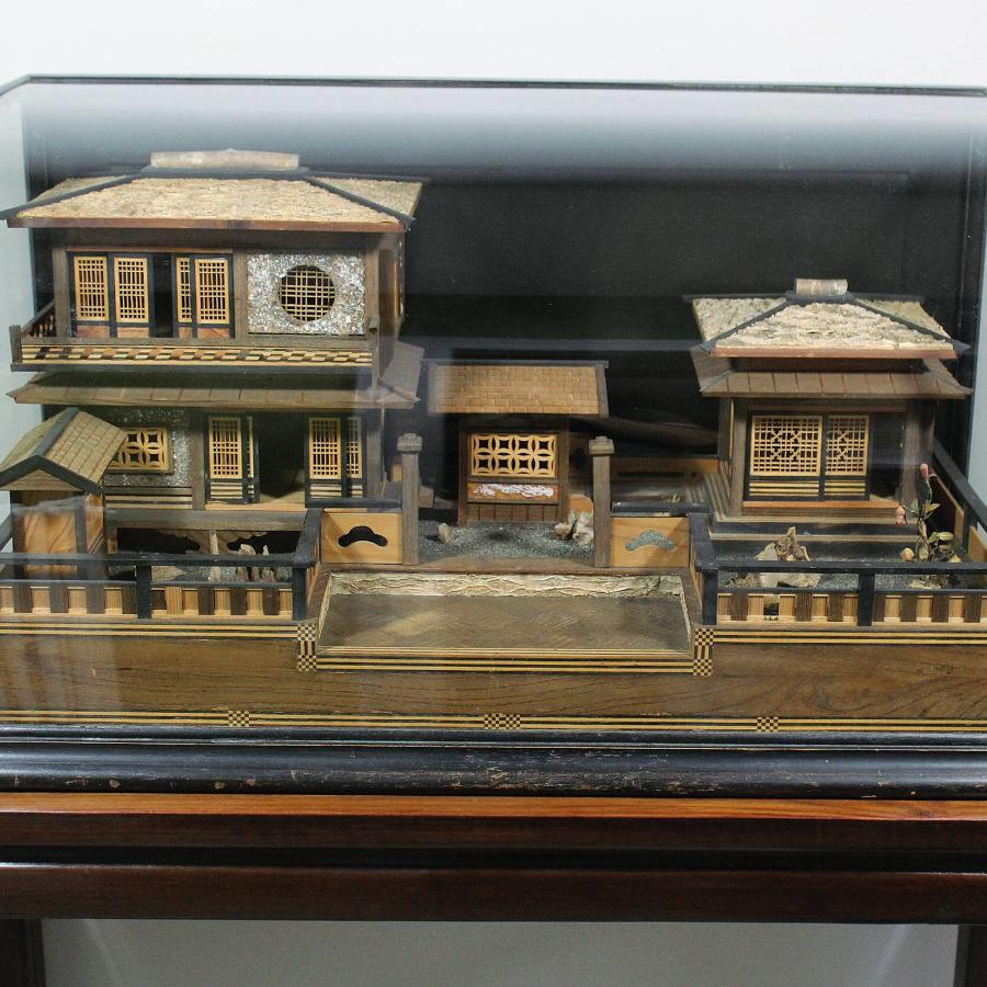 Antique Japanese Model of a Traditional House