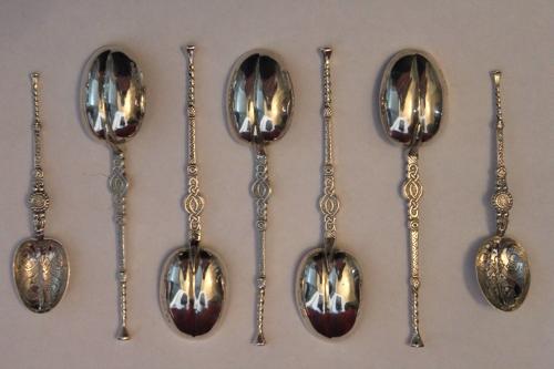 Silver Seal Top Tea & Coffee Spoons