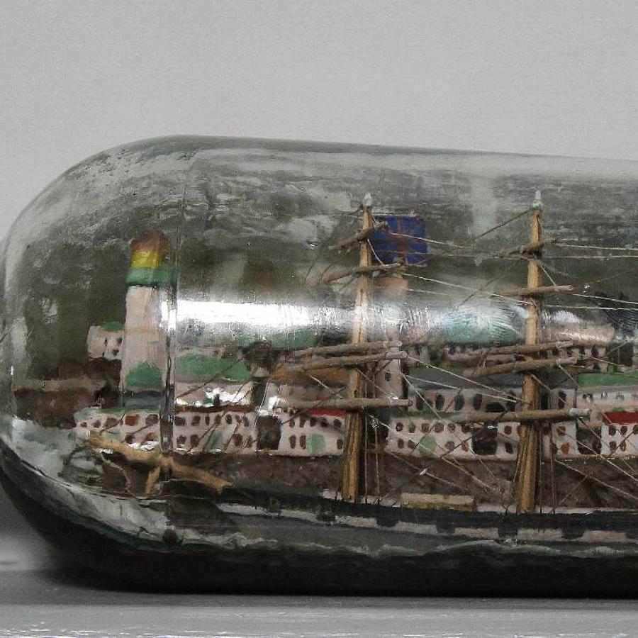 19th Century Ship in a Bottle