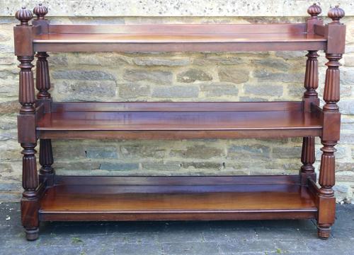 Victorian Mahogany Three Tier Buffet