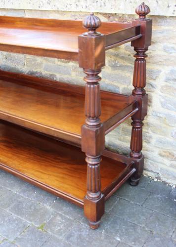 Victorian Mahogany Three Tier Buffet