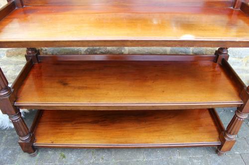Victorian Mahogany Three Tier Buffet