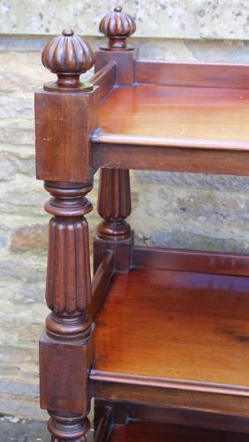 Victorian Mahogany Three Tier Buffet