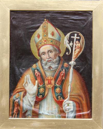 19th Century Oil Portrait of a Bishop