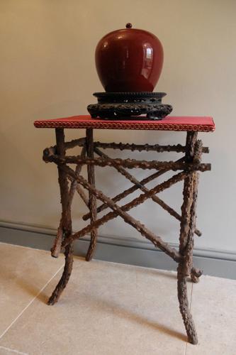 An Unusual Winged Elm Occasional Table