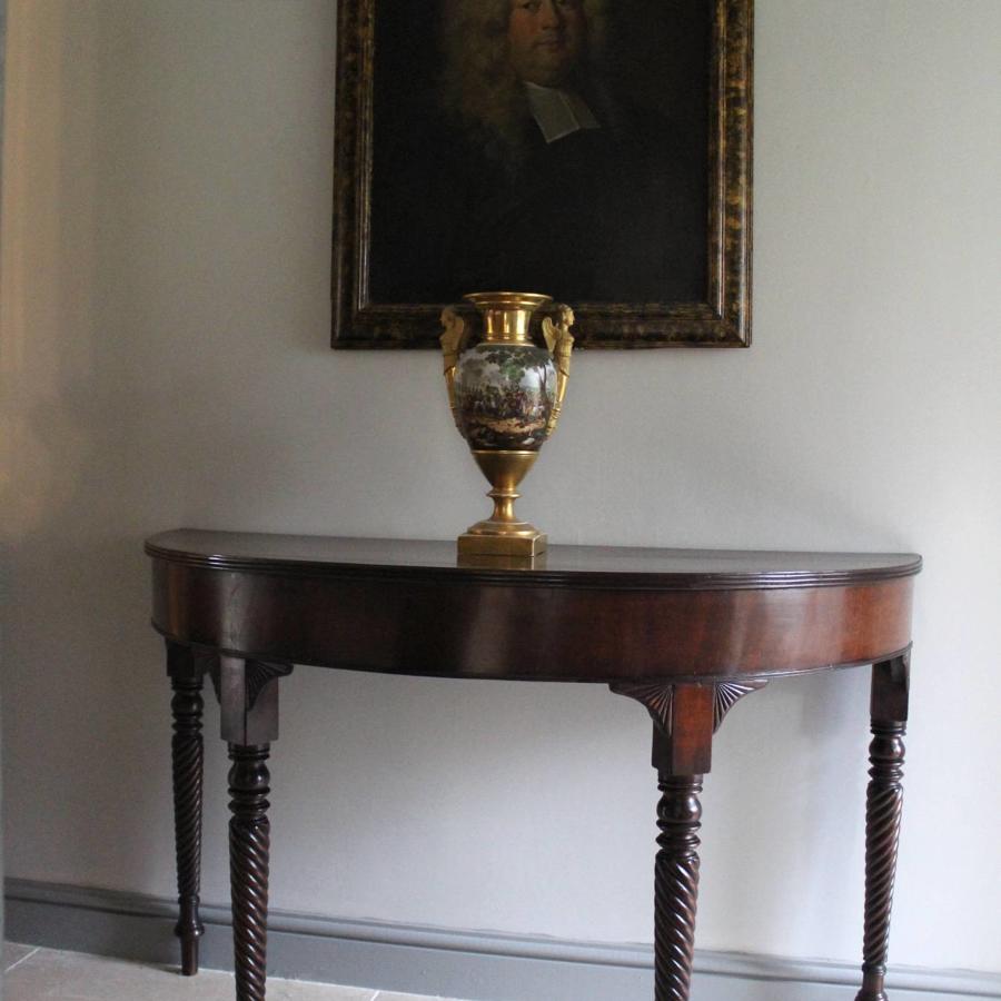 A Regency Mahogany Country House Console Table