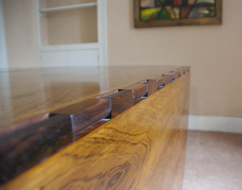 A Kurt Ostervig Jason Mobler Danish Rosewood Dining Table