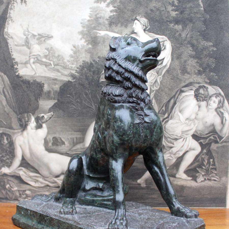 A Grand Tour Serpentine `Dog of Alcibiades`