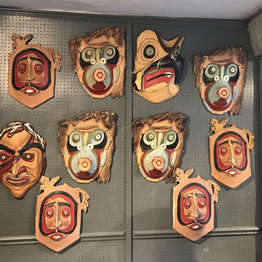 Ten Unusual Fairground or Sideshow Masks