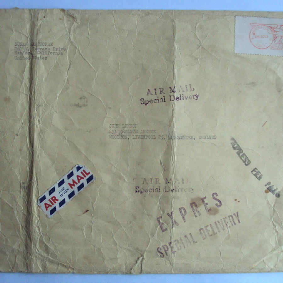 JOHN LENNON - The Beatles, An Envelope Addressed to John Lennon