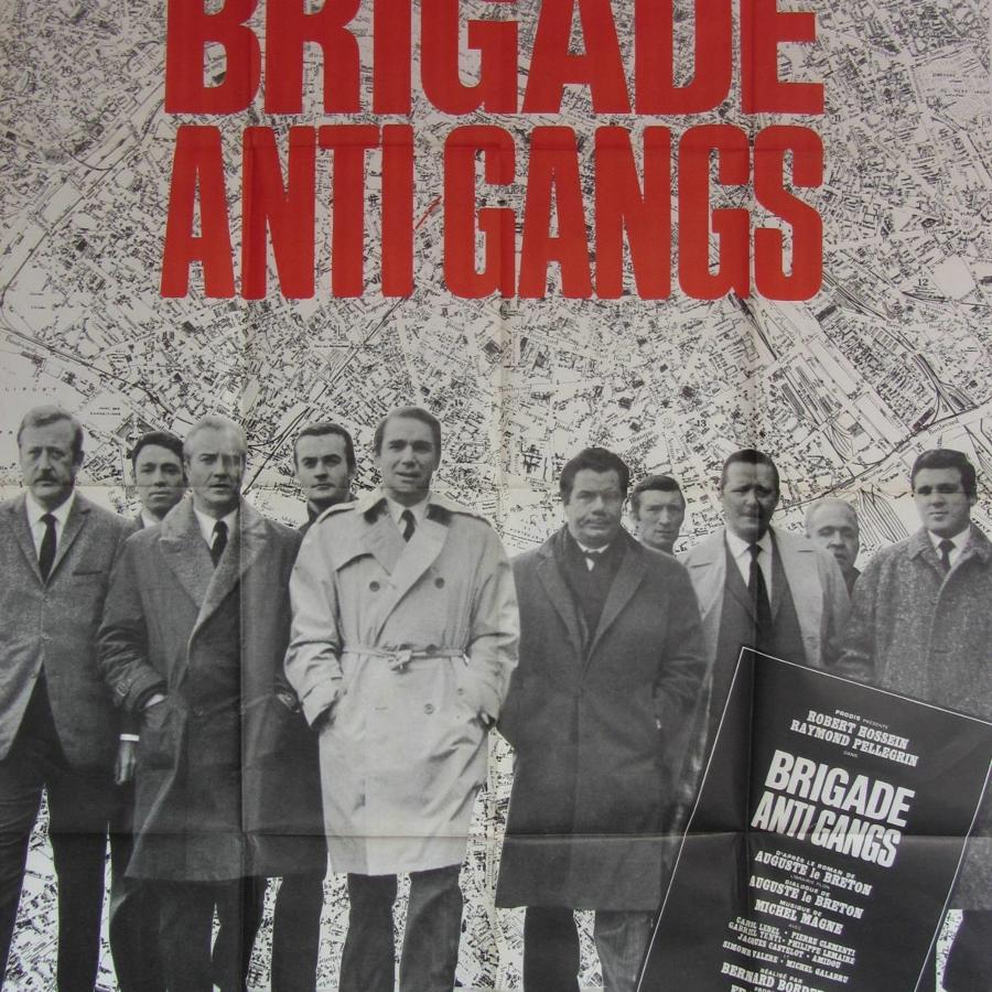 An Original French Film Poster `Brigade Anti Gangs` 1966