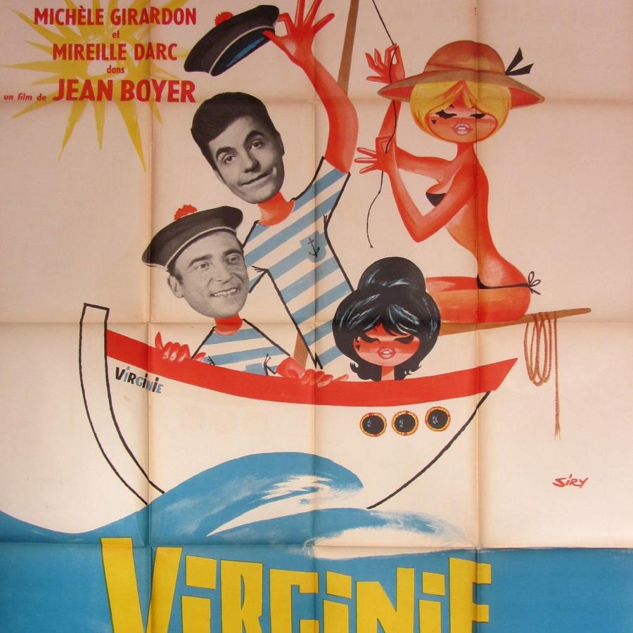 An Original French Film Poster `Virginie` 1962
