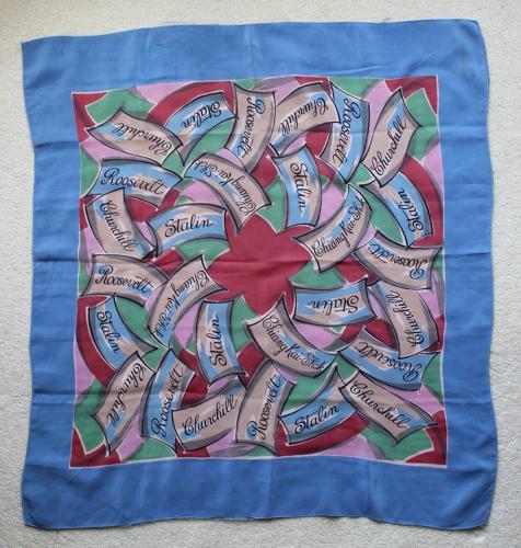 A Rare WWII Propaganda Headscarf