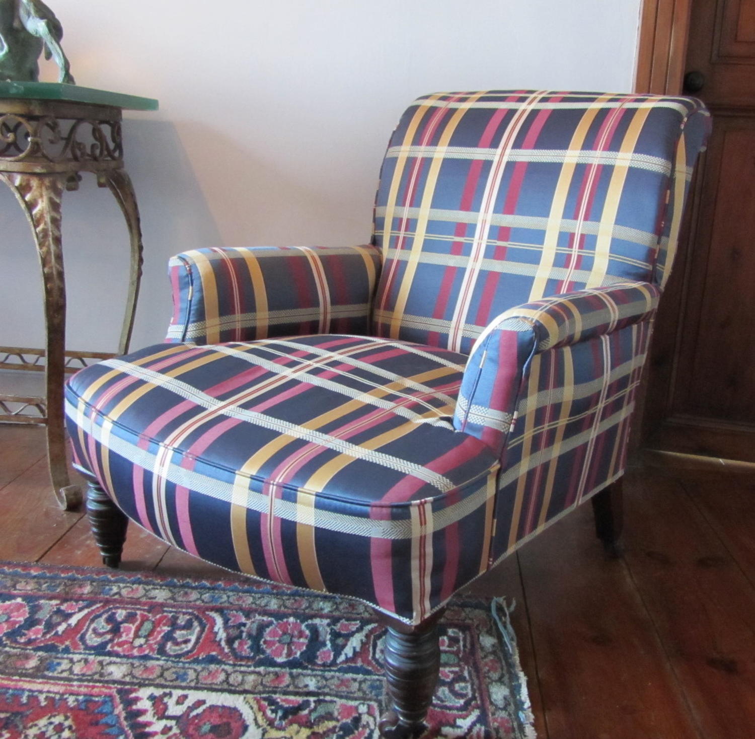 A Victorian Library Armchair by JAS Shoolbred & Sons