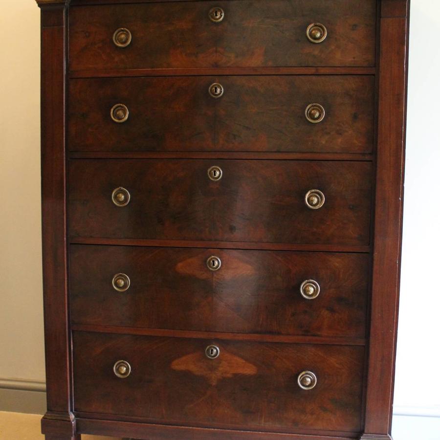 A French Empire Mahogany Chest of Drawers