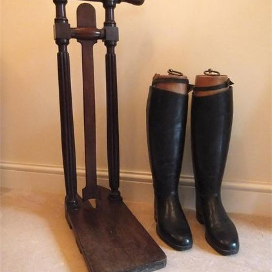 A Regency Mahogany Country House Boot Jack