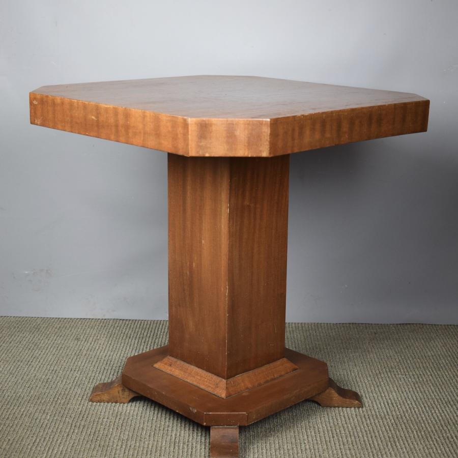 Art Deco Walnut Occasional Table